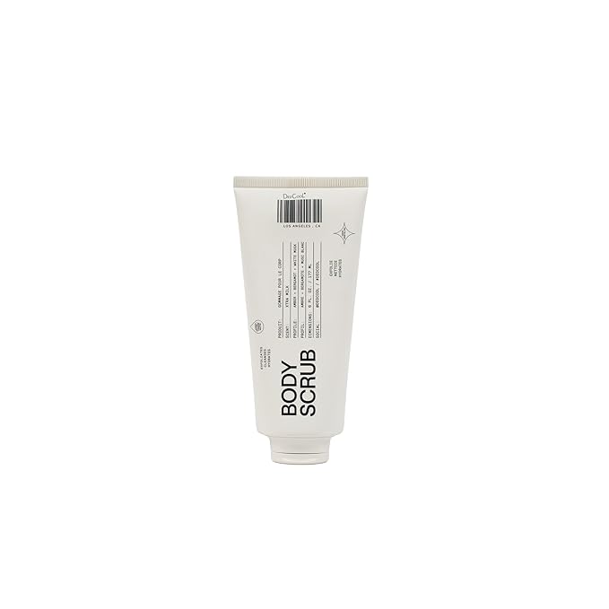 Dedcool Body Scrub Xtra Milk – Gentle Exfoliating Formula with Rice Powder, Kakadu Plum & Coconut Oil, Regular/Full Size