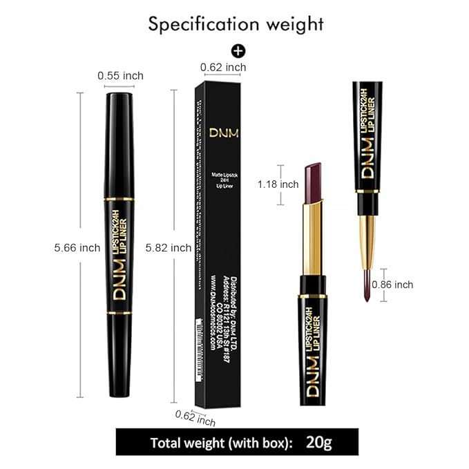 BINGBRUSH 3Pcs Double Ended Nude Brown Matte Lip Liner and Lipstick Makeup Set, Antique Rose Lipliner 24 Hours Original Waterproof Long Lasting Gift Set (3Pcs Set01-Matte:04#11#12#)