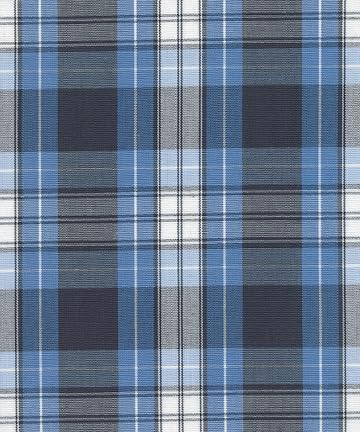 Plaid scrunchie, ClassExceed school uniform plaid, Back to school, handmade school uniform hair accessories (Lt blue white Navy Plaid76)