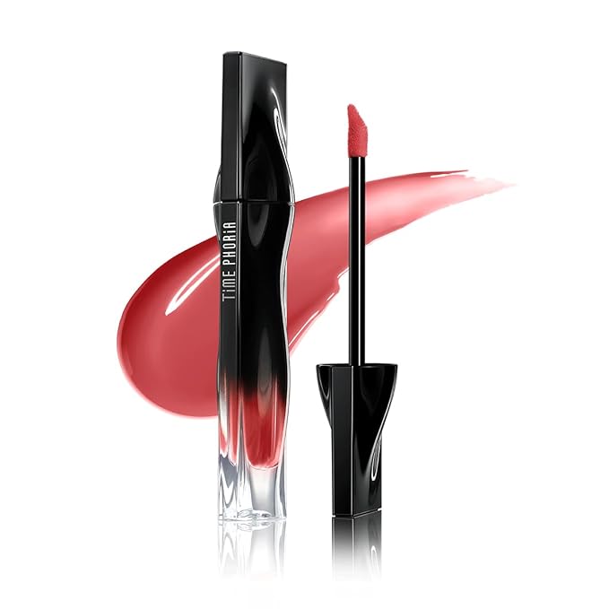 STELLAR DUST LIP STAIN-Long Lasting, Waterproof and Transferproof Lip Tint, Glossy Finish Lip Gloss, Lightweight Lipstick, High Coverage, Stocking Stuffers For Teen Girls (002 Gemini)