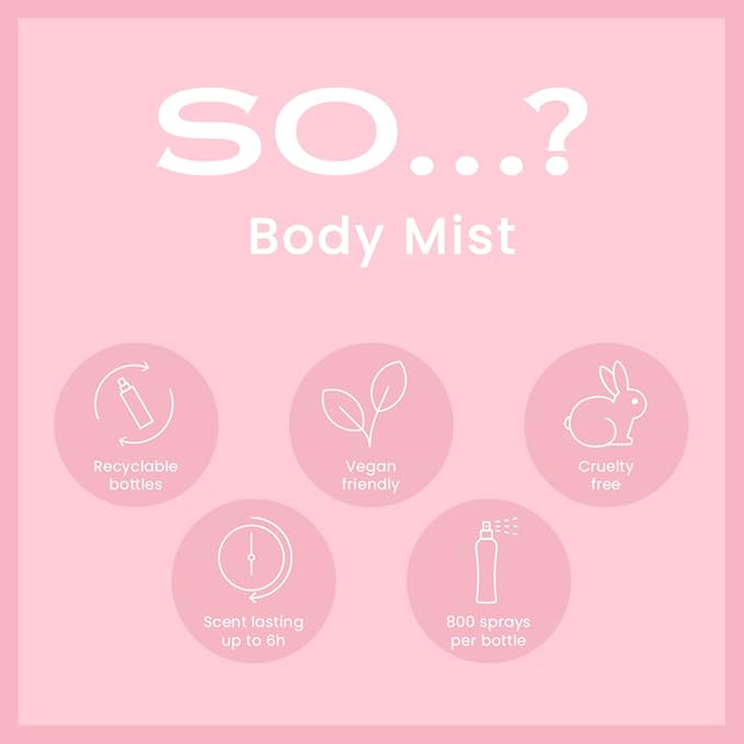 So...? Ibiza Dreams Body Mist for Women - 6.9 oz Body Mist - Pack of 3
