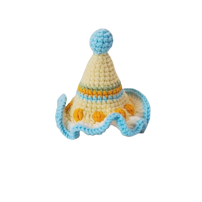 Crochet Knitting Hair Clip for Girls/Daughter, Gift for Her Birthday, Finished Handmade Wool Knitted Cute Hat