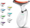 Facial Beauty Device, Based on Triple Action LED, Thermal, and Vibration Technologies for Skin Care, Facial Skin Care Tools, 7 Color Led Face and Neck Beauty Device for Home Use