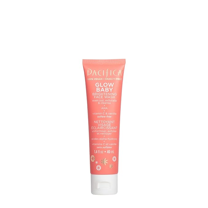 Pacifica Face Wash Set - Preppy Skincare Gift Set Value Kit for Holidays | Brightens, Tones and Deep Cleans |Glow Baby, Kale Detox and Sea Foam | 3 Pack