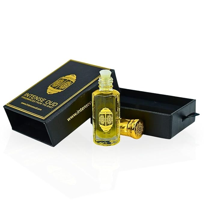 INTENSE OUD Now Girl Long Lasting Arabian Perfume Oils for Women 12ML (0.40 OZ) Fragrance Oil with Fresh Pistachio, Pear, Creamy Florals & Nutty Base - Concentrated Perfume Oil in Black Gift Box