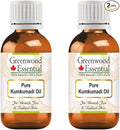 Greenwood Essential Pure Kumkumadi Oil (Pack of Two) 15ml X 2 (1 oz)