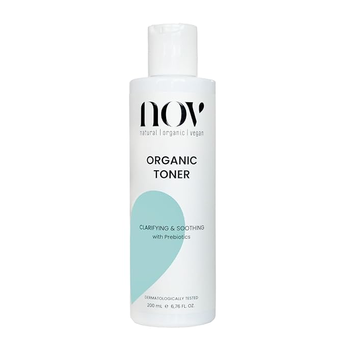 Organic Toner | Skin Care, Face Moisturizer 6.76 Fl. Oz., Rose Water, Aloe Vera
