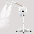 2 in 1 Hot and Cold Facial Steamer,Professional Face Steamer on Wheels for Beauty Salon, Spa or Home Use