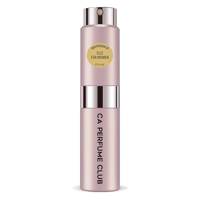 CA Perfume Impression of Elle for Women Amber Floral Scent Long Lasting Perfumes for Women Eau De Parfum Travel Size Refillable Atomizer Spray 0.27 Fl Oz 8ml