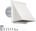 3 Inch Dryer Vent Cover Outside, Metal Exterior Vent Cover by JYINCPED