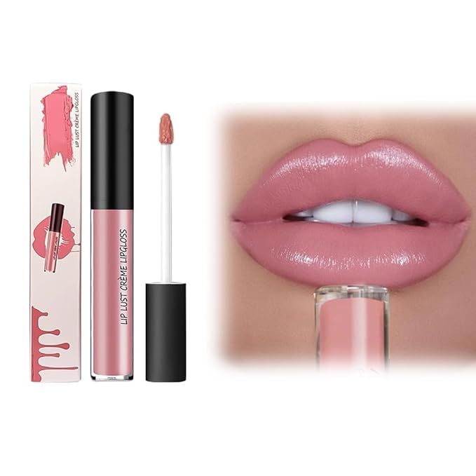 12 Colors Lips Staining Lip Oil, 2025 Upgrade Cream Texture Lipstick Long-Lasting Moisturizing Lip Oil, Waterproof Lipstick Creamy Lip Gloss Non-stick to Cup (#03, One Size)