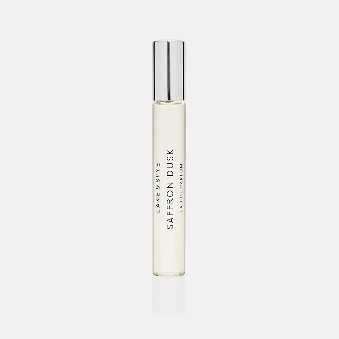 Lake & Skye Saffron Dusk Eau de Parfum Purse Spray, Long-Lasting Fragrance - 0.5 fl oz (15 ml) - Floral, Woody, Musky Scent