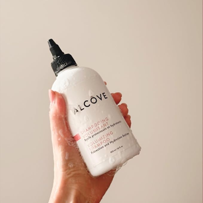 Alcôve - Volumizing Shampoo - Evening Primrose Oil, Mango Extract, and Argan Oil - Sulfate-Free - Fine and Thin Hair - Lightweight Volume - Color-Safe -10oz