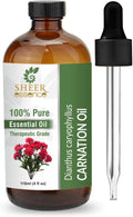 Essential Oils 4oz - 100% Pure and Natural - Therapeutic Grade Oil - Huge 4 Fluid Ounces Bottle with Premium Glass Dropper (Carnation Oil)