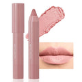 BINGBRUSH Crayon Pink Nude Matte Longwear Lipstick lip liner Pack Set,Moisture Smooth Color Stick Ultimate Lip Crayon for Makeup Collection - Waterproof Velvet Lipgloss (01#, 1 Count (Pack of 1))
