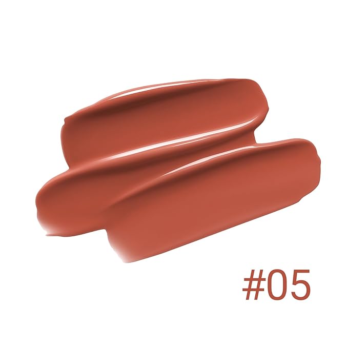 Erinde Lips Staining Lip Oil, Glossy Lip Stain, Long-Lasting Lightweight Lip Staining Oil, Moisturizing Plumping Hydrating Glossy Lip Tint, Vegan & Cruelty-Free, 05