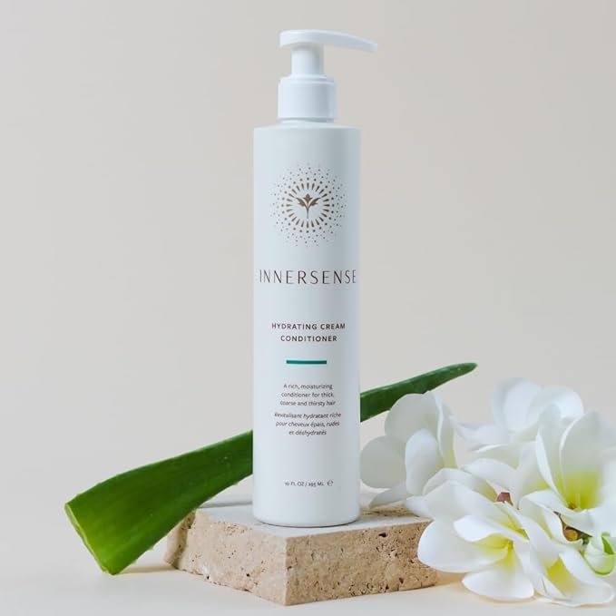 INNERSENSE Organic Beauty - Natural Hydrating Cream Conditioner | Deep Hydration, Nourishing, For Dry, Thick Hair | Non-Toxic, Cruelty-Free, Clean Haircare (2 Pack - 2 fl oz | 59.1 mL each)