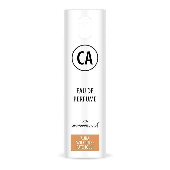 CA Perfume Impression of Rare Molecules 01 Patchouli Unisex Eau De Parfum Woody Scent Long Lasting Unisex Fragrance Travel Size TSA Ready for Day and Night Wear 0.33 Fl Oz 10ml