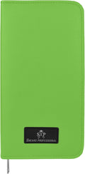 Leather 5 Scissor & Shear Storage Case for Hairstylist - Hairdresser -Scissor Holder Perfect for home-saloon use (Green)