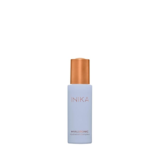 INIKA Hyaluronic Hydration Complex | Clinically Proven. 100% Natural. Lightweight, Oil-Free Serum Boosts Hydration, Protects Skin Barrier and Minimizes Fine Lines + Wrinkles. 30mL