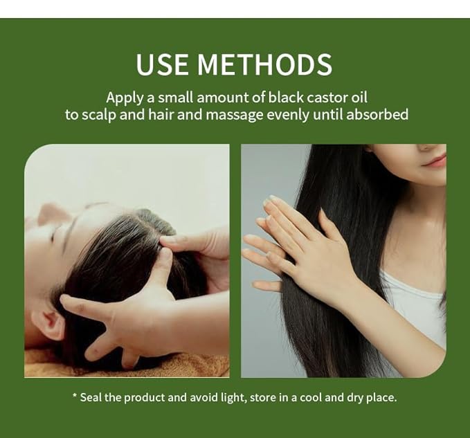 Hair Strengthening Oil for All Hair Types (Black Castor Oil)
