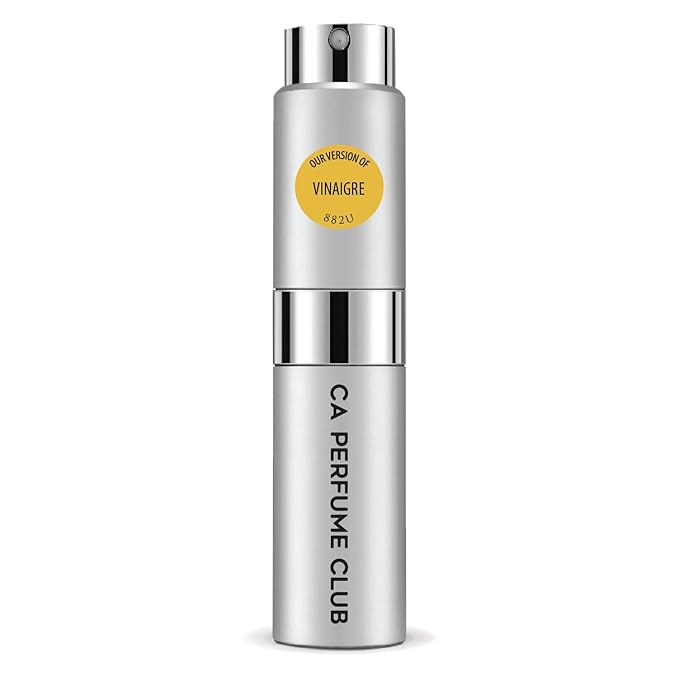 CA Perfume Impression of Vinaigre for Women and Men Woody Spicy Scent Long Lasting Unisex Fragrance Eau De Parfum Travel Size Refillable Atomizer Spray 0.27 Fl Oz 8ml
