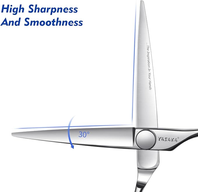 Hair Cutting Scissors for Hairstylist Hairdresser, Professional Barber Shears with Razor-Sharp Blades & Cobalt Alloy Steel for Salon and Slef Haircut DIY Home Use, Precison Hair Scissor, 6.5 Inch ﻿