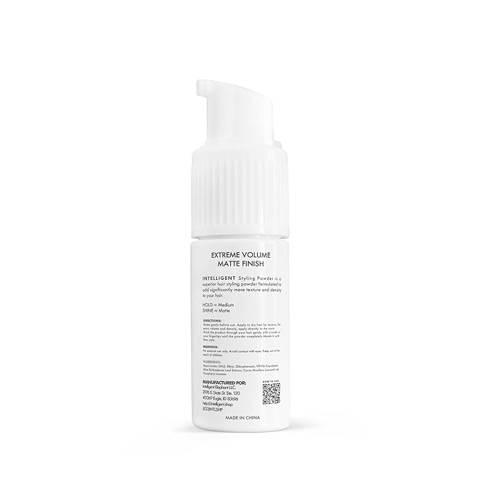Intelligent Lightweight Volume & Texture Styling Powder | Natural Matte Look For Men & Women of All Hair Styles | Extreme Hair Fullness | 12g