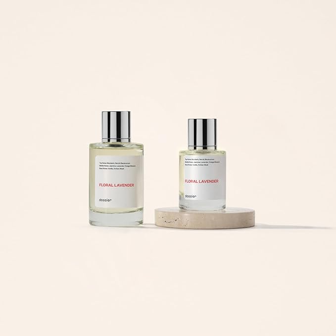 Dossier - Floral Lavender - Eau de Parfum - Inspired by YL's Libre - Perfume Luxury - Pure Infused - Paraben-Free - Vegan - For Women - Fragrance - 3.4 Fl 0z (Spray 100ml)