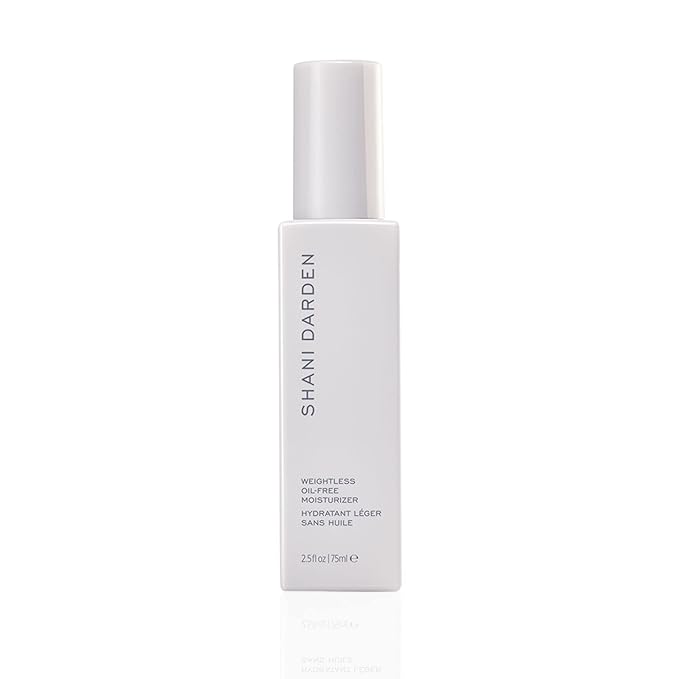 SHANI DARDEN SKIN CARE Weightless Oil-Free Moisturizer, Lightweight Moisturizer With Hyaluronic Acid Helps Hydrate Skin Without Clogging Pores, 2.54 fl oz