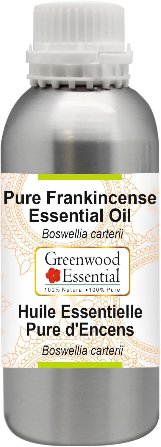 Greenwood Essential Pure Frankincense Essential Oil (Boswellia carterii) Steam Distilled 1250ml (42.2 oz)