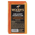 Woody's Men's 2-in-1 Hair & Body Shampoo Bar, Rich, Thick Lather Formula, Conditions, Nourishes, Moisturizes, For All Skin Types, 8 Oz.