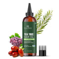 Botanic Hearth 100% Pure Tea Tree Oil For Hair Growth | Infused with Jojoba & Grapeseed Oils | Hair Oil Repairs Dry Damaged Hair, Strengthening, Healthier - Hair Tonic, 4.0 fl oz