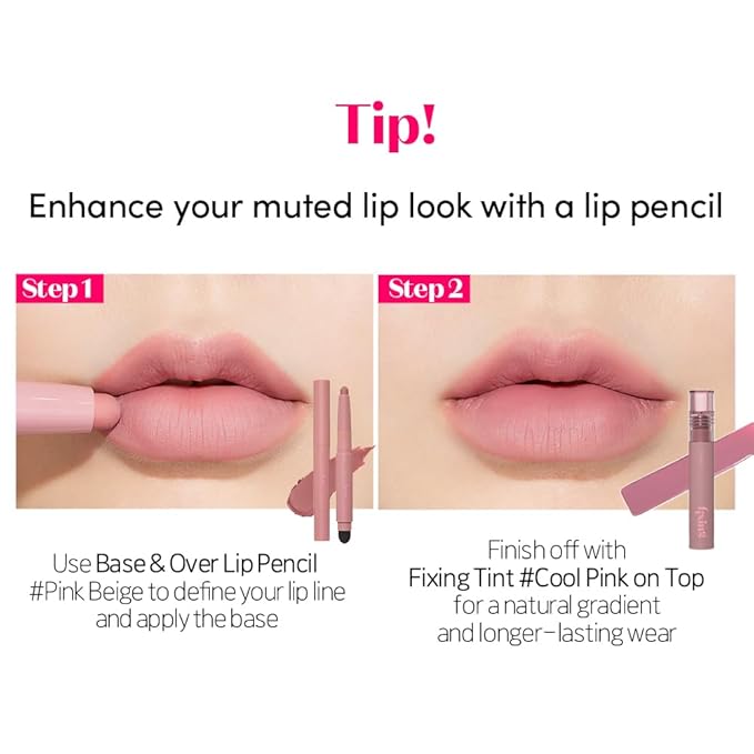 ETUDE Fixing Tint #14 Rose lilac (4g) | Long Lasting High Pigmented Liquid Lipstick | Waterproof Lightweight Matte Finish Lip Stain | Full Coverage | Korean Makeup, Kbeauty
