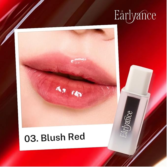Peel Off Waterproof Lip Tattoo 6g - 24h Long Lasting Korean Lip Stain, Transfer Proof Matte Blush Red with plumping effect (Blush Red)