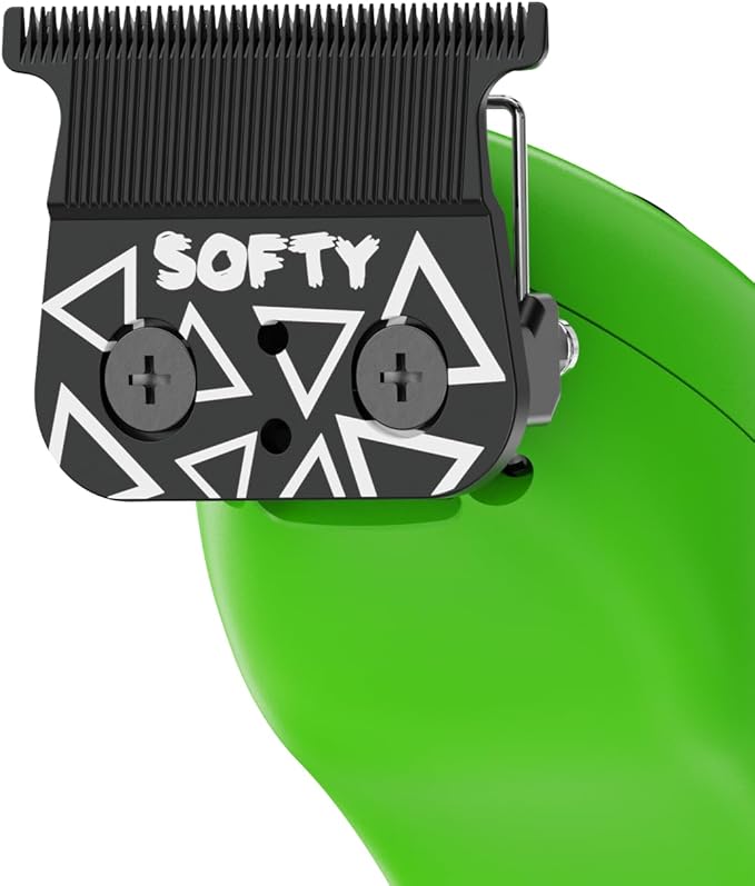 TPOB Play Barber Hair Clippers for Men 7500 RPM with Rubber Grips (Green 2 Set)