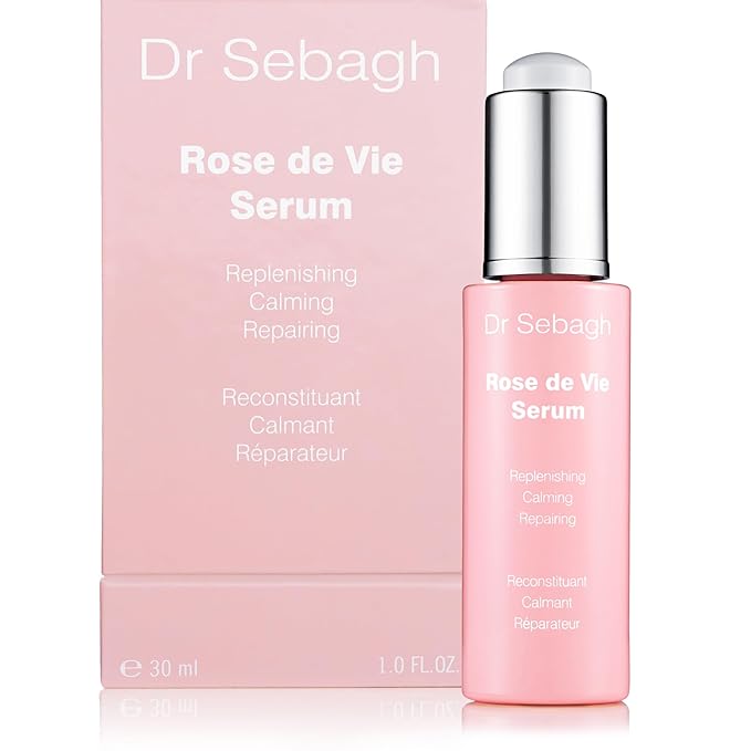 Dr Sebagh Rose de Vie Serum - 1 fl oz - Award-Winning Nourishing Anti-Aging Formula - Use with Dry, Mature, or Sensitive Skin - Designed to Soothe Redness & Irritation - Regenerating & Invigorating