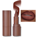 Erinde 2-in-1 Lip Liner and Lipstick Lip Combo Set, Matte Nude Dark Brown Red Lip Liner Creamy Lip Pencil Crayon, High Pigmented Long lasting Lipstick Makeup, 03# Caramel Brulee