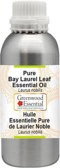 Greenwood Essential Pure Bay Laurel Leaf Essential Oil (Laurus nobilis) Steam Distilled 300ml (10.1 oz)
