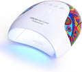 Goodoo UV LED Nail Lamp, 48W Nail Dryer for Gel Polish with 4 Timer Settings & LCD Display and Automatic Sensor, Professional UV Dryer for Home Salon