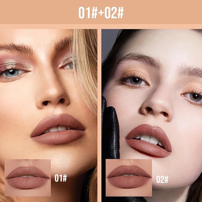Lip Stain Peel Off Masque - Peel Off Lip Stain Tattoo, Peel-Off Lip Tint，Long Lasting Waterproof Transfer-proof Lip Mask Lips Stain Peel Off Lip Gloss,Stay Lip Makeup 01+02