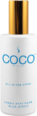 COCO by Stone 5oz All-in-One Spray (Blue Birch) Shake & Spray Formula for Fabric, Pillows, Interiors, Clothing, Home Fragrance Accessories, Room Perfume, Room Deodorizer, Vegan & Cruelty-Free