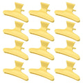Ondder 12 Pack Butterfly Hair Clamps Clips Hair Claw Clips Salon Pro Section Clip for Styling Sectioning Cutting Coloring Hair Clips Hairdressing Salon Tool Hair Accessories for Women Girls