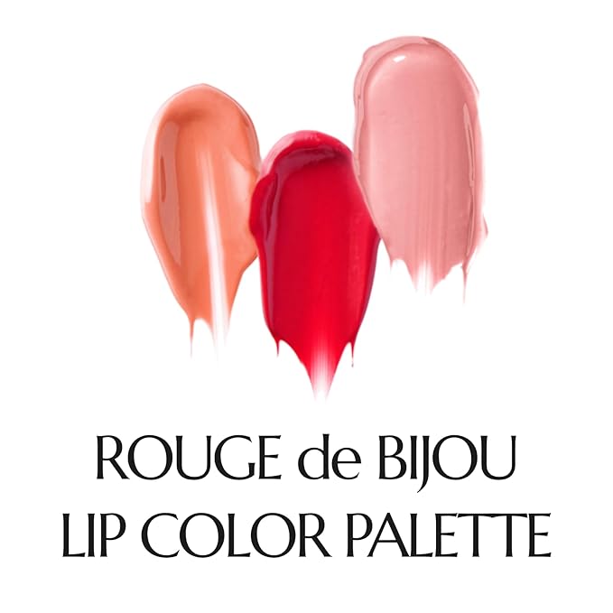 PARIS ROUGE de BIJOU Jewel Shine Lipstick – 274 ROSEA | Rosy Pink-Beige, Glossy Shine, Comfortable Hydration, Jewel Complex with Diamond • Ruby • Pearl Powders (344 CORALEA, 0.63 ounces)