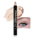 evpct Mocha Beige Shimmer Cream Eye Shadow Brightener Sticks Set for Eyes, Mocha Beige Shimmery Matte Pencil Eye shadow Applicator Stick Pen Palette Makeup Waterproof sombras en crema para ojos 14#