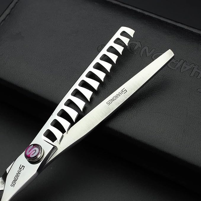 Professional Hairdressing Scissors 6/ 7/7.5/8 Inch Hairdressing Scissors Gold and Black Dragon Gold (7 Inch 4 Pieces)
