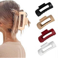 Silicone Hair Clips, Cloud Hair Pins for Women, 3.9 inch Soft Hair Claw Clip for Thick/Fine/Thin/Curly Hairstyle, Multicolor 4 Pack