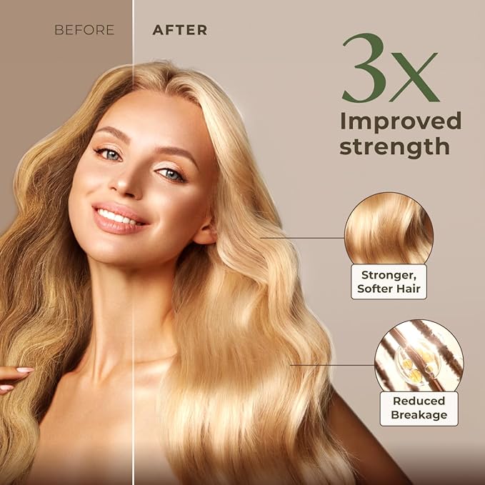 Gya Labs Deep Revival Argan Oil - 3.4 Fl Oz - for Frizzy, Damaged & Color-Treated Hair - Strengthening, Shine & Protection