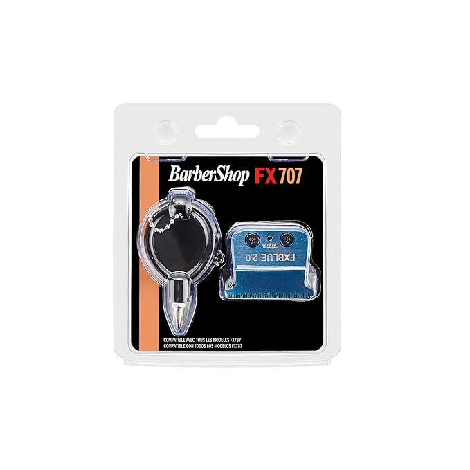 FX707BL 2.0 Replacement Blades,Standard and Fine-Tooth T-Blades compatible with compatible with FX787, FX799 and LoPROFX FX726, FX729 Trimmers (1 Count)