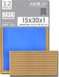 15x30x1 Air Filter Comparable to MPR 100 Basic Economy Furnace Filters by AIRXFILTERSWICKEDCLEANAIR